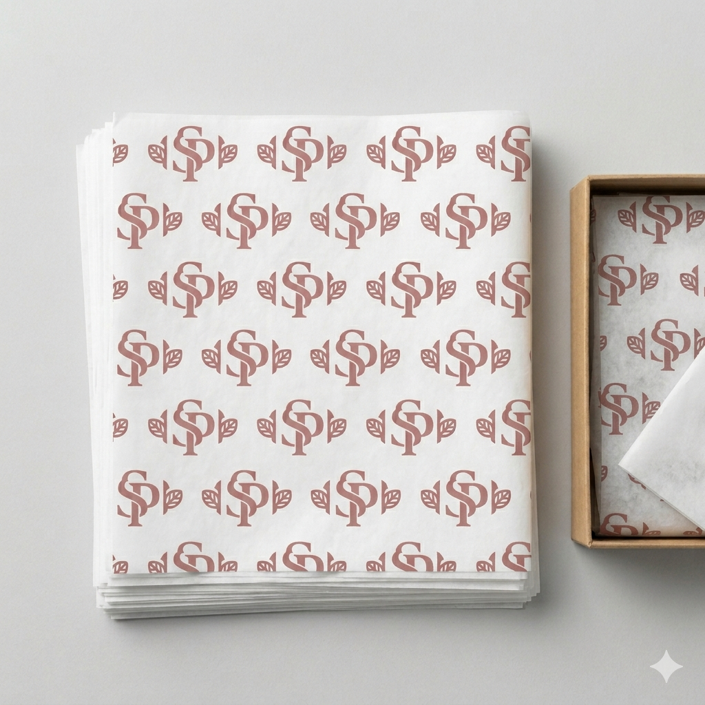 White tissue paper (1 colour print)