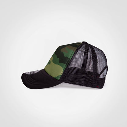 Vintage Trucker Camo Cap