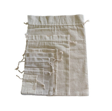 Linen Drawstring Bags