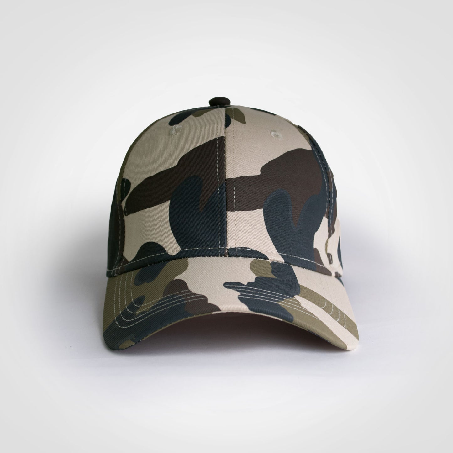 Basic 6 Panel Camo Cap