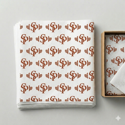 White tissue paper (1 colour print)