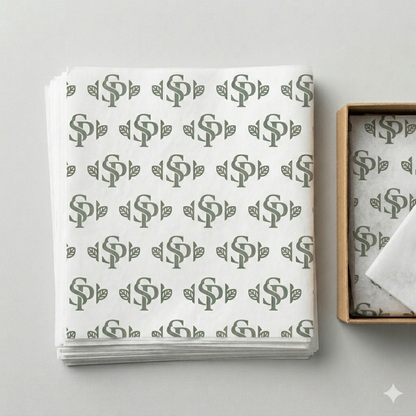 White tissue paper (1 colour print)